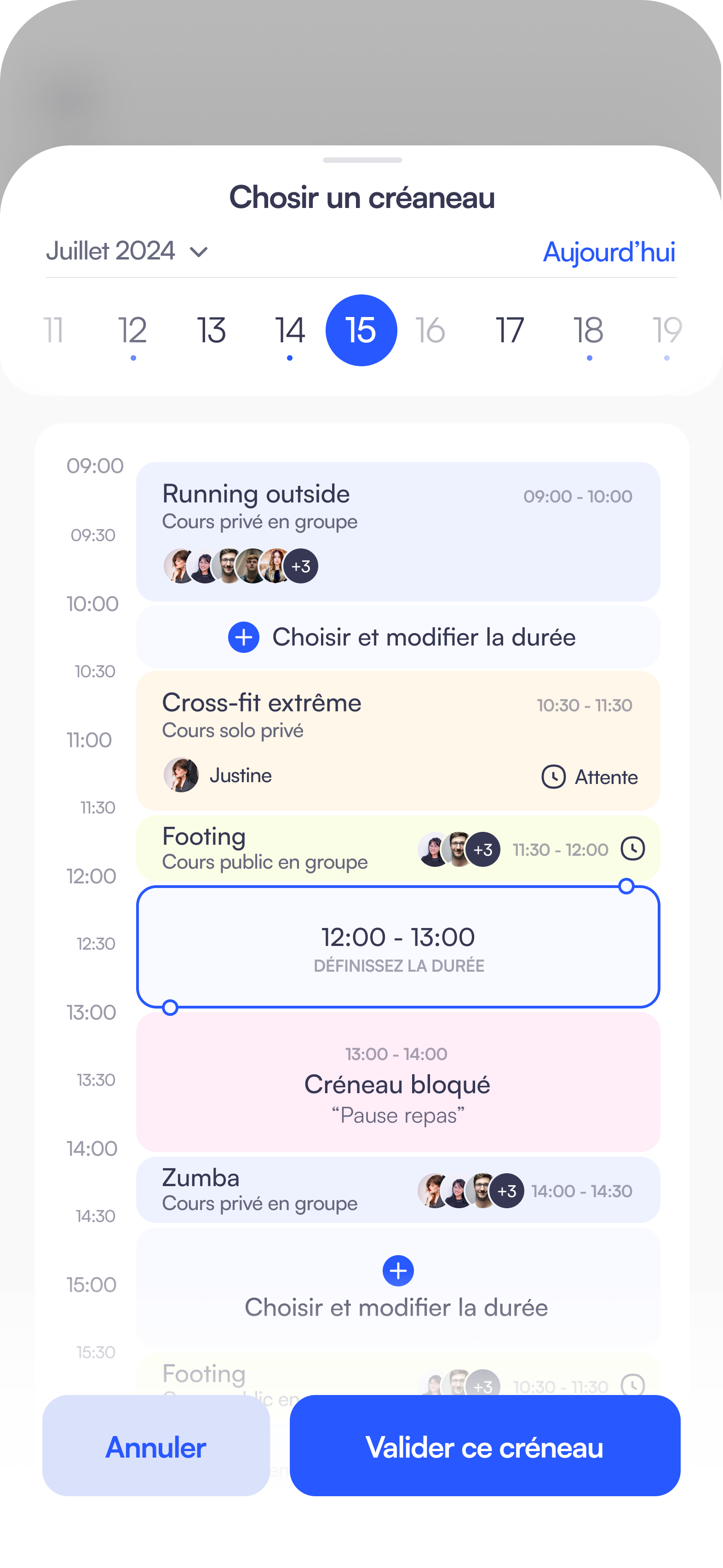 Coachly Mobile Application Create Coaching Session