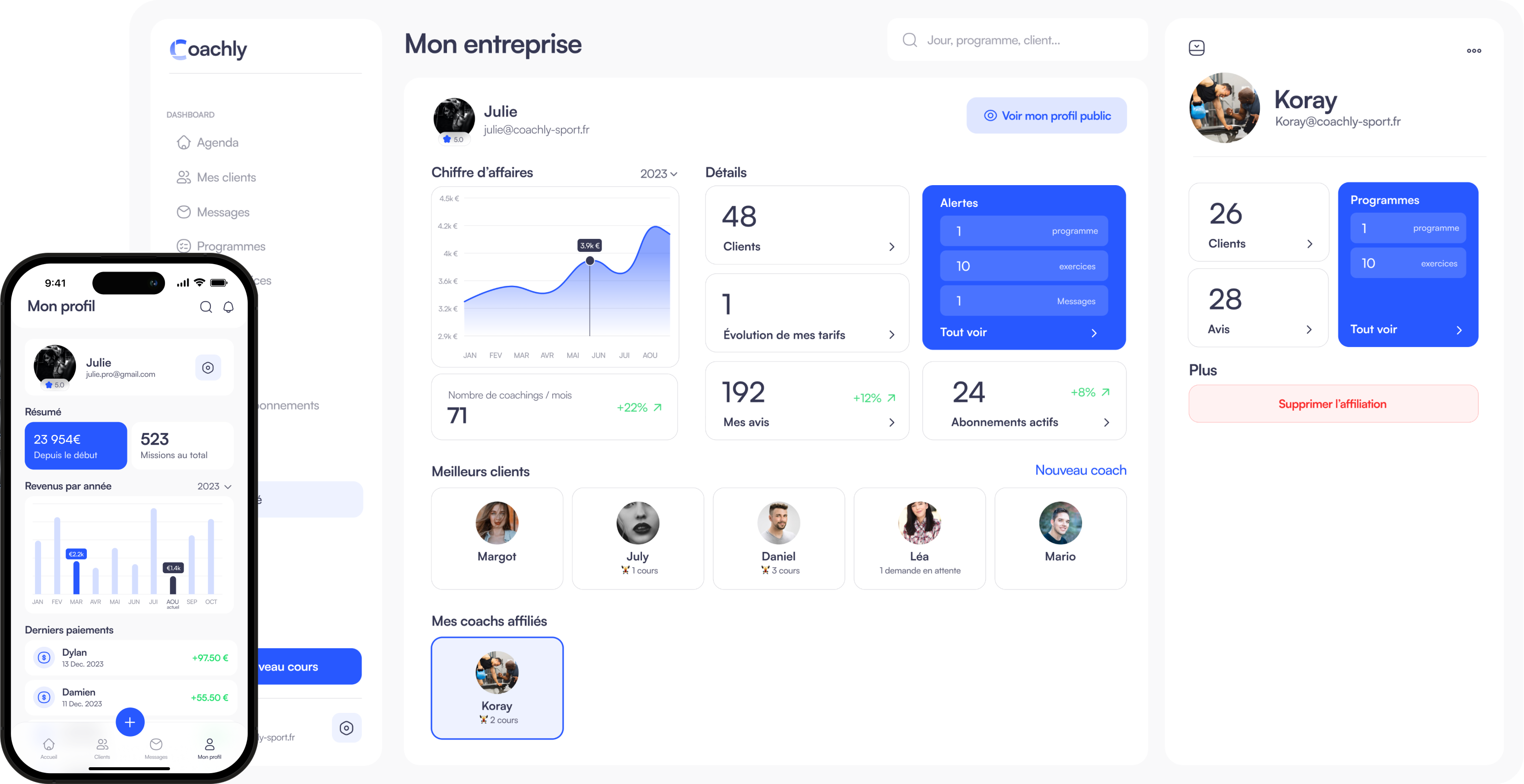 Coachly Mobile Application
