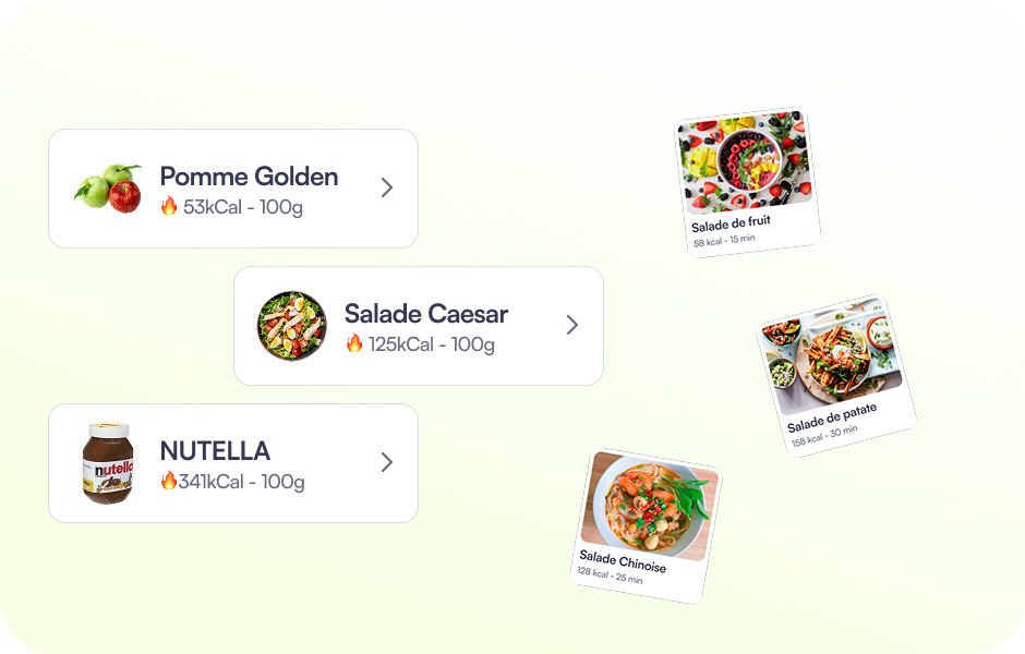 Search over 4000000 food item